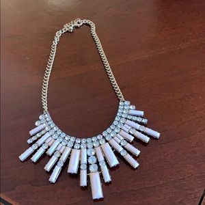 Chunky pink and gold necklace